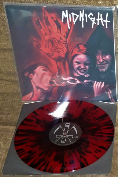 MIDNIGHT - NO MERCY FOR MAYHEM  (CLEAR/BLOOD RED/BLACK)
