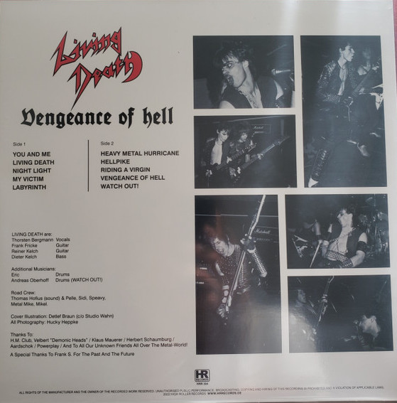 LIVING DEATH - VENGEANCE OF HELL