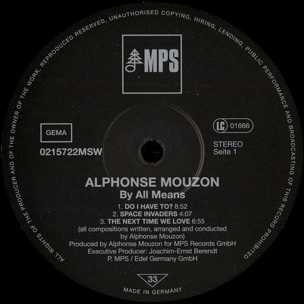 ALPHONSE MOUZON - BY ALL MEANS (FEAT. HERBIE HANCOCK, FREDDIE HUBBARD, LEE RITENOUR)