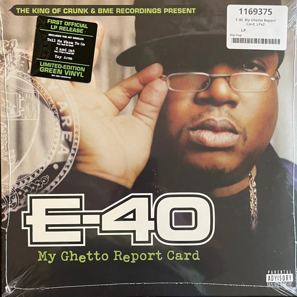 E-40 - MY GHETTO REPORT CARD (2xLP)(Neon Green)