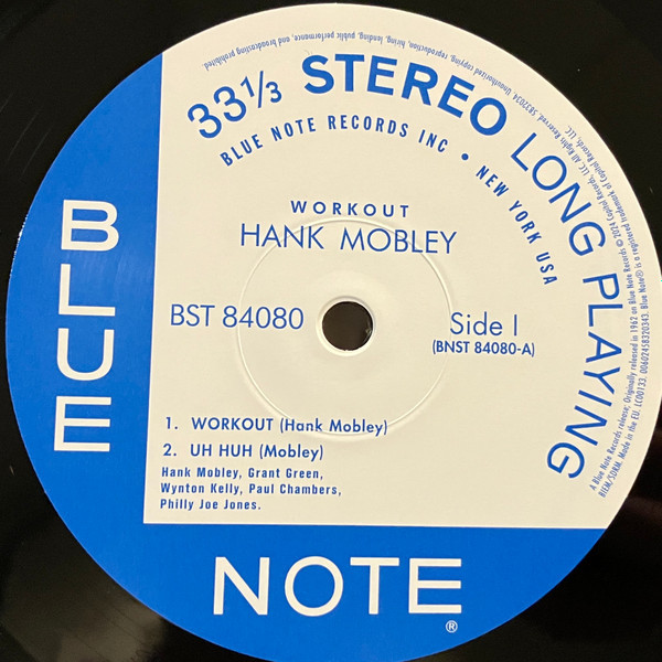 Hank Mobley - Workout (180 g)