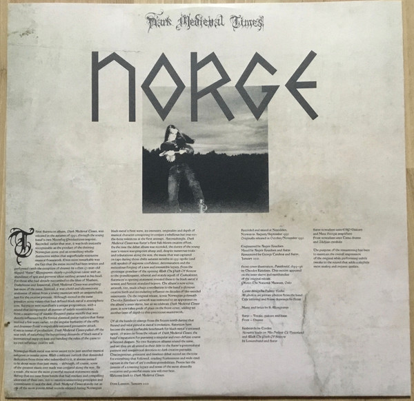 SATYRICON - DARK MEDIEVAL TIMES (2xLP/2021 REMASTER)