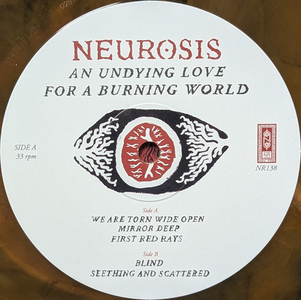 NEUROSIS - UNDYING LOVE FOR A BURNING WORLD (2xLP/TIGER EYES/YELLOW/RED)