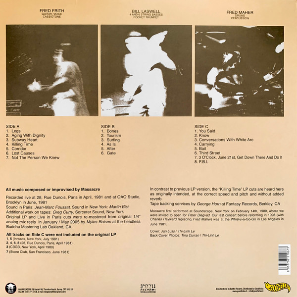 MASSACRE - KILLING TIME (2XLP)