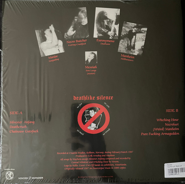 MAYHEM - DEATHCRUSH (RED/BLACK SPLATTER VINYL)