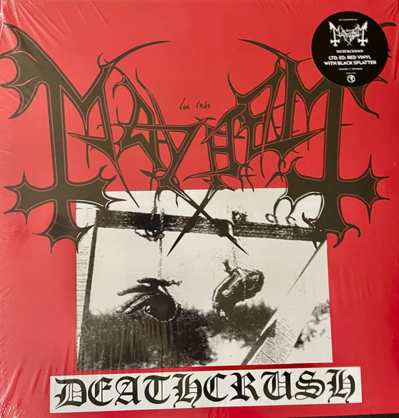 MAYHEM - DEATHCRUSH (RED/BLACK SPLATTER VINYL)