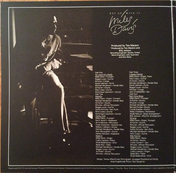 MILES DAVIS - GET UP WITH IT (2xLP)