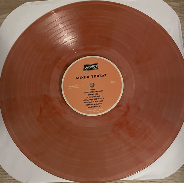 MINOR THREAT - MINOR THREAT (First 2 7”s) (Orange Fluorescent (Pantone 805))