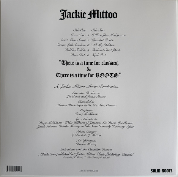 JACKIE MITTOO - The Money Makers