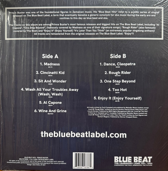 PRINCE BUSTER - BLUE BEAT HITS