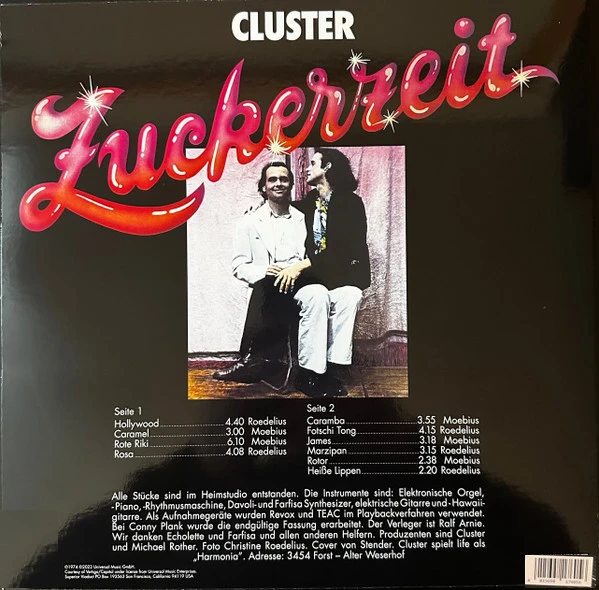 Cluster - Zuckerzeit