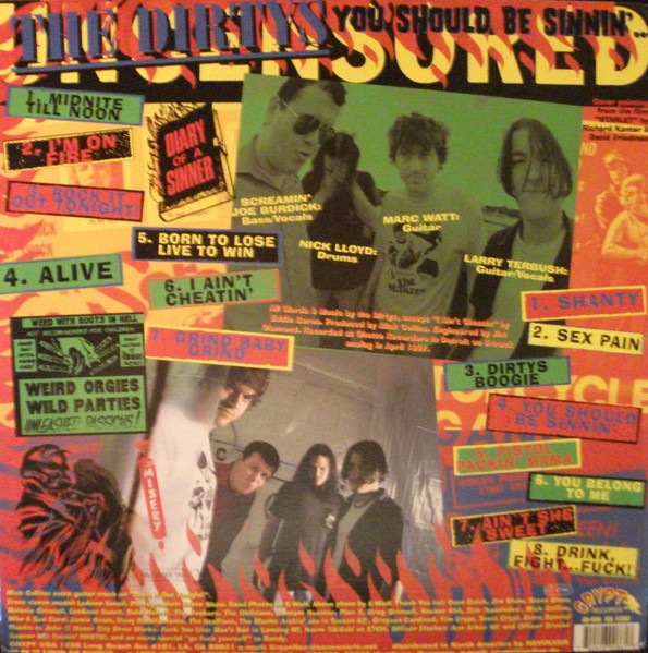 DIRTYS	- YOU SHOULD BE SINNIN’