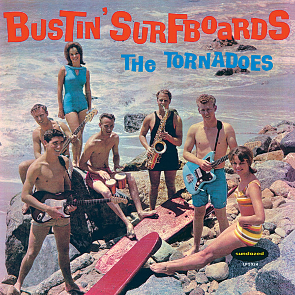 TORNADOS - BUSTIN’ SURFBOARDS (Clear Vinyl)