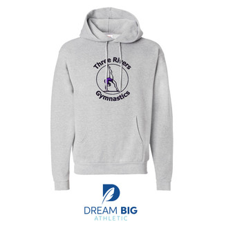 Three Rivers Ash Grey Hoodie