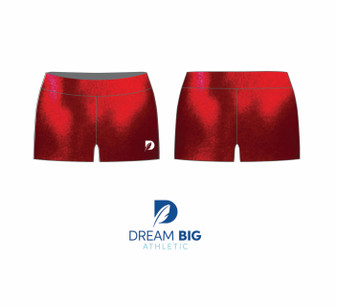 Oklahoma AAU 2026 Red Shorty Shorts
