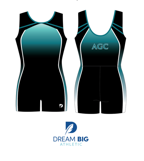 Achieve Gymnastics Girls Biketard - Design 1