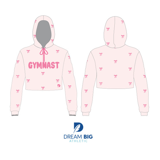 Wrapped in Bows Crop Hoodie