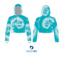 Walled Lake Epic Tie Dye Crop Hoodie