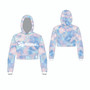Cotton Candy Gymnast Crop hoodie