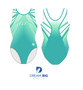 Fly Gymnastics Scoop Back in Turquoise Ombre' Tank Leo