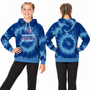 WDGA Blue Tie-Dye Hoodie