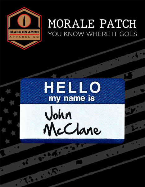 John McClane | Cordura & Velcro Patch