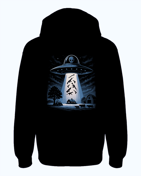 (NEW!) Alien Abduction | Fleece Lined Hoodie
