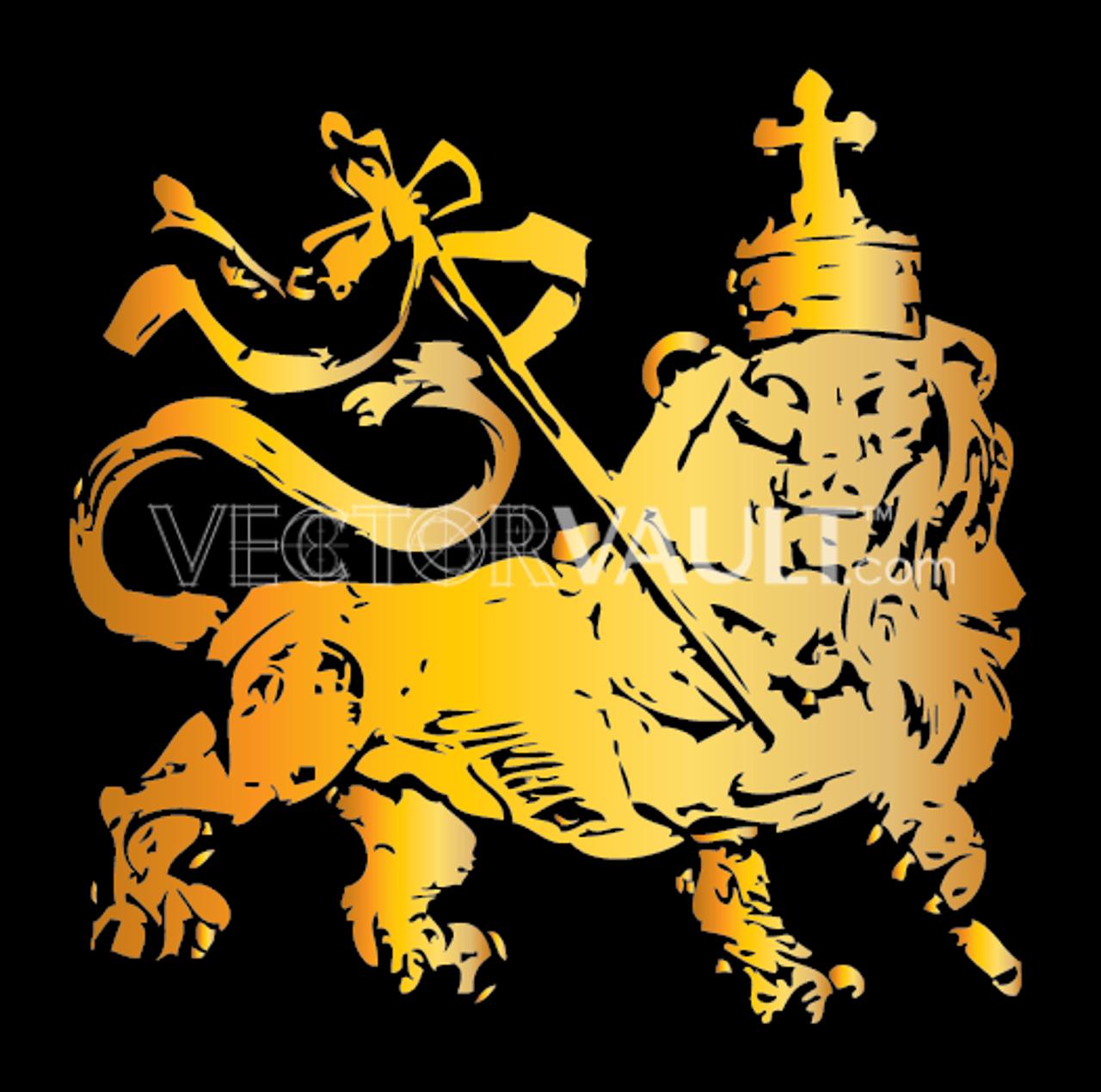 Buy vector lion of judah icon logo graphic royalty-free vectors