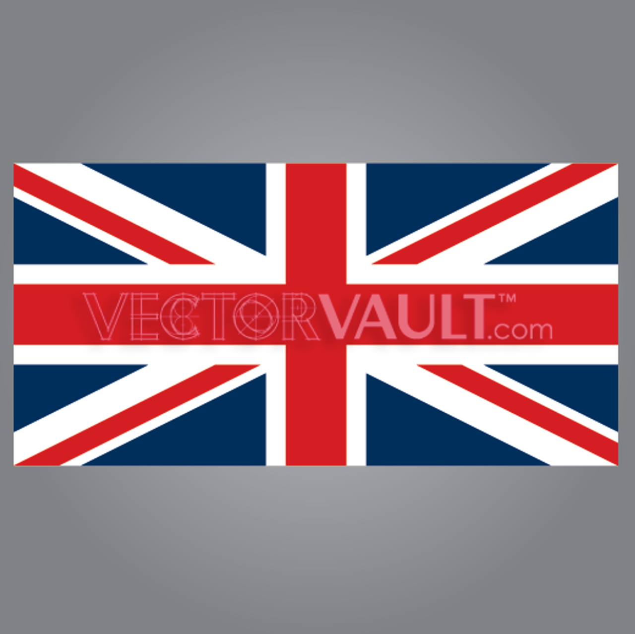 United Kingdom flag icon. Great Britain Union Jack. Stock Vector