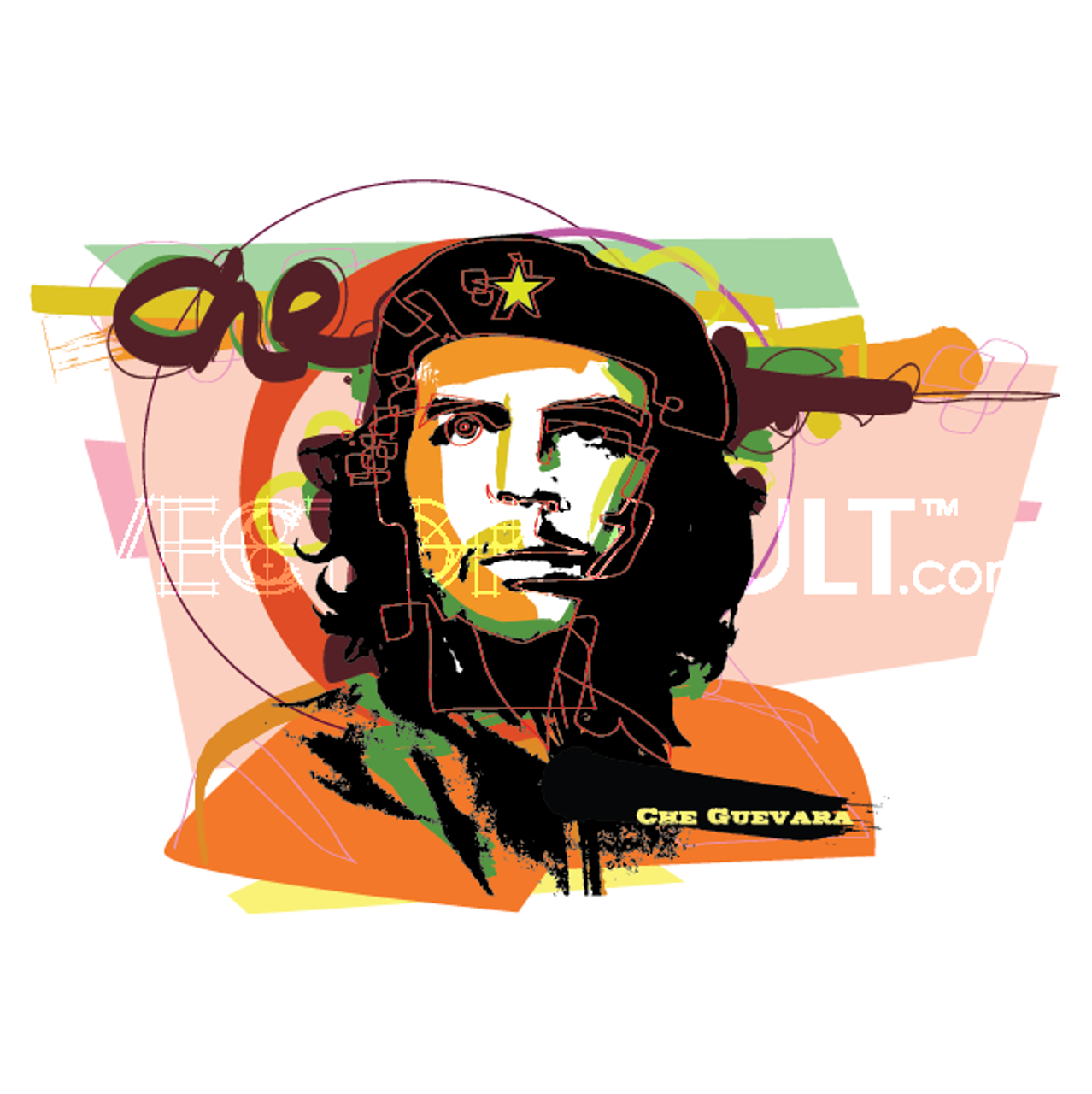 Che Guevara  Portrait illustration, Illustration, Graphic design art