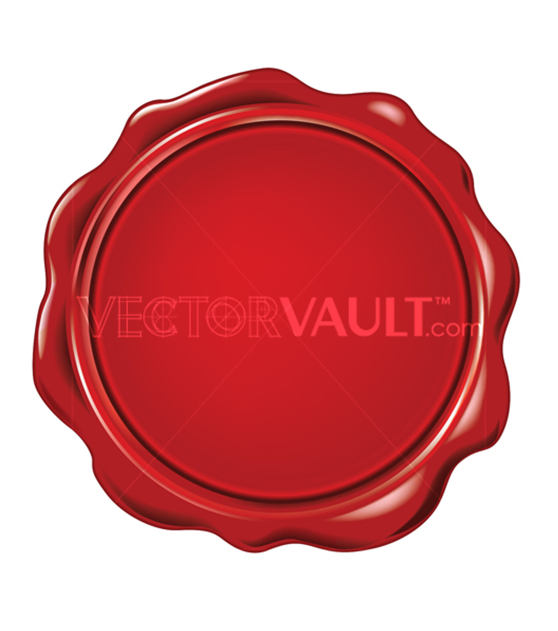 Tåget fatning Alternativ Buy Vector Red Melted Wax Stamp Seal Blank Icon logo