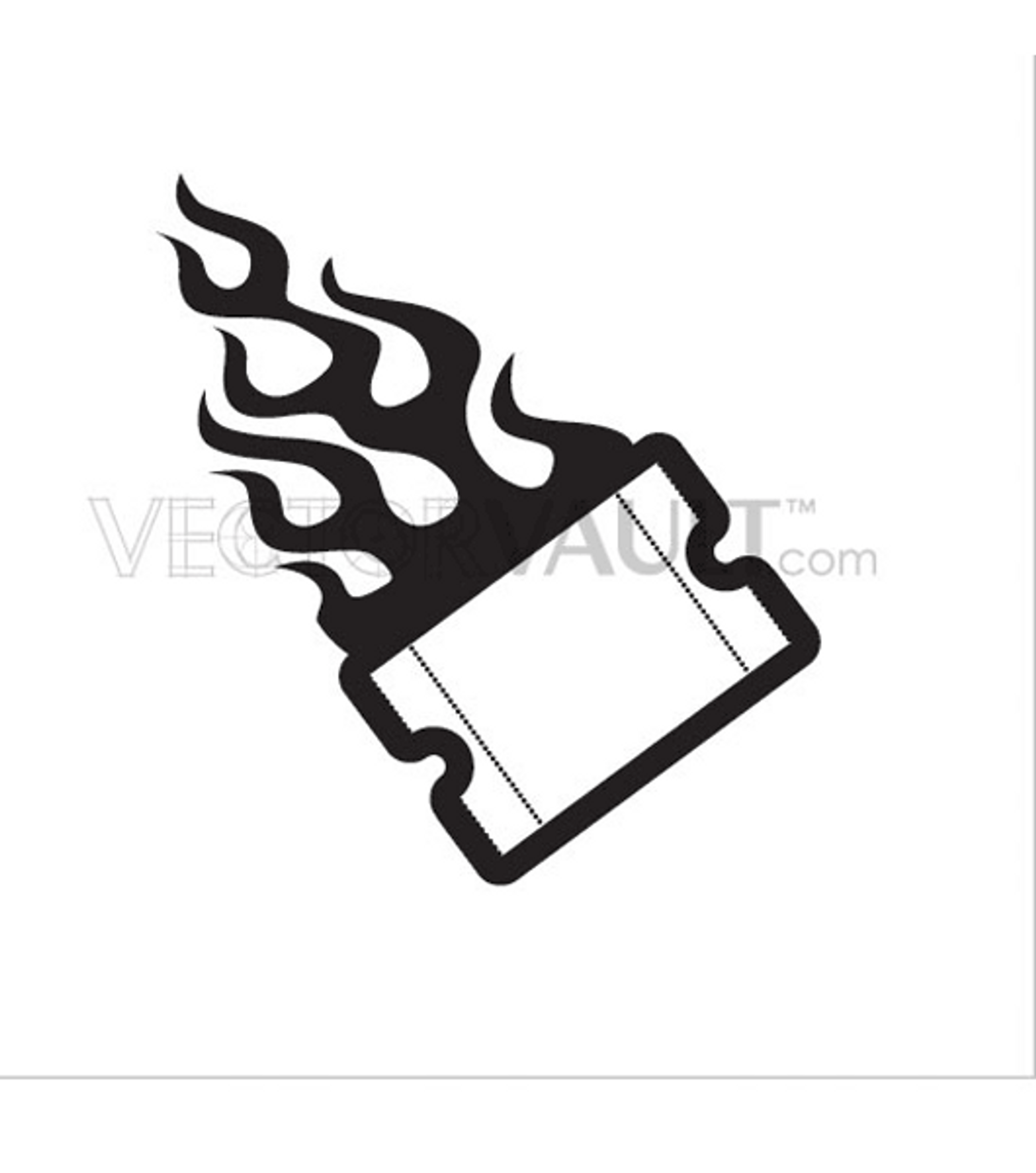 Buy vector flaming basketball logo royalty-free - vectorvault