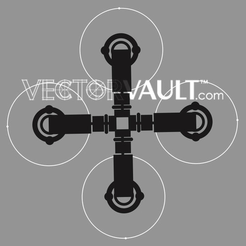 image free vector logo graphic robotic cross