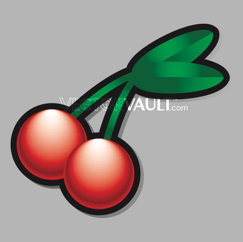 image free vector freebie pair of cherries