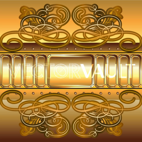 Buy Vector Gold texture ornate Image free vectors