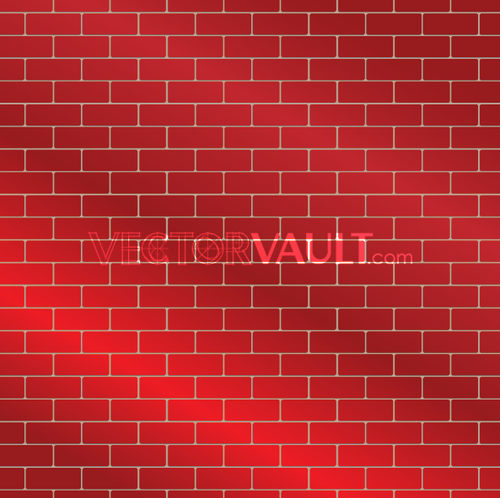 Vector Red Brick Wall