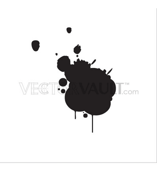 buy vector ink drop splatters graphics clip art free vectors