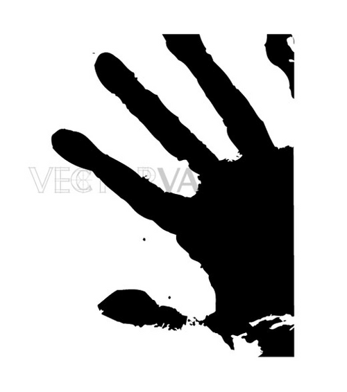 buy vector graphics art vectors clip art hand print