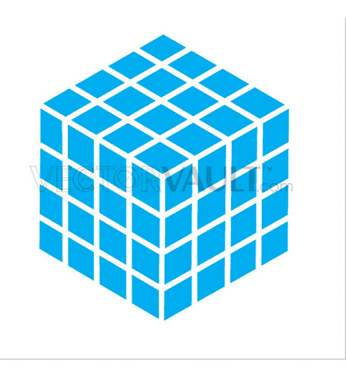 buy vector 3d cube image