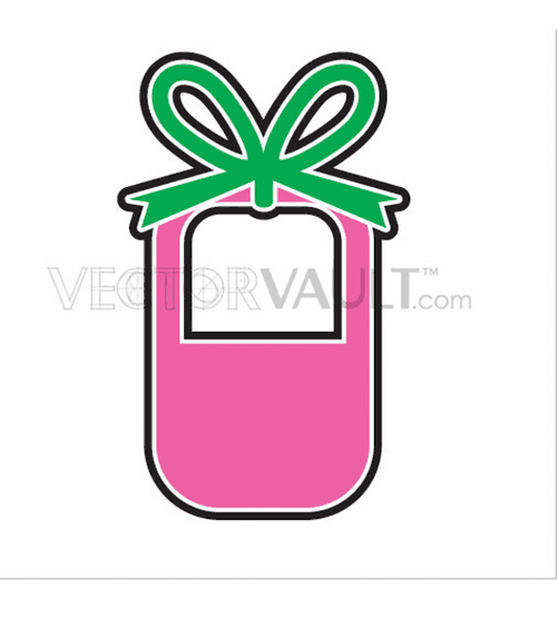 image buy vector basket with a bow image