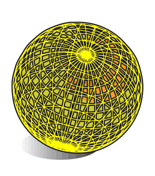 buy vector wireframe sphere image
