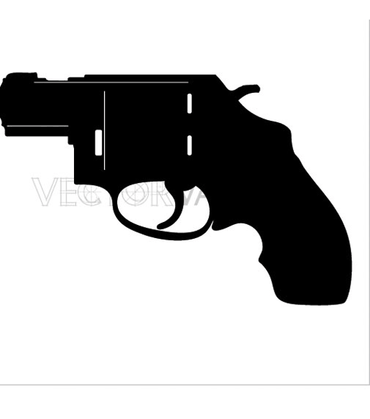 buy vector hand gun image