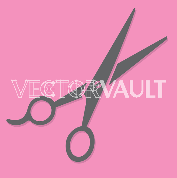 vector barber scissors