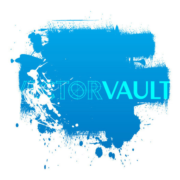 Buy Vector paint roller splatter logo Image free vectors - Vectorvault