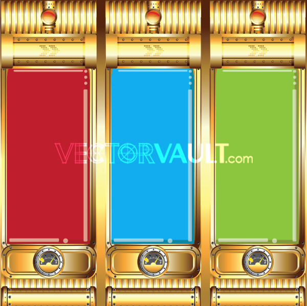 Vector Gold Tubes