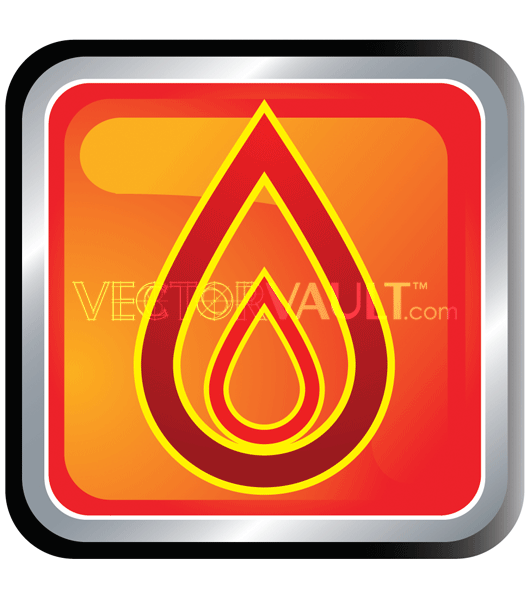 image buy vector flame button icon