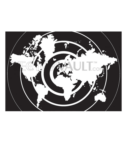 buy vector world map target globe