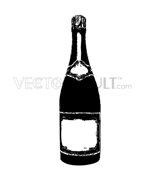buy vector champagne graphic image