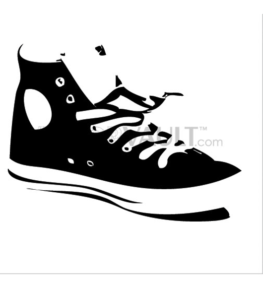 buy vector high top sneaker shoe image