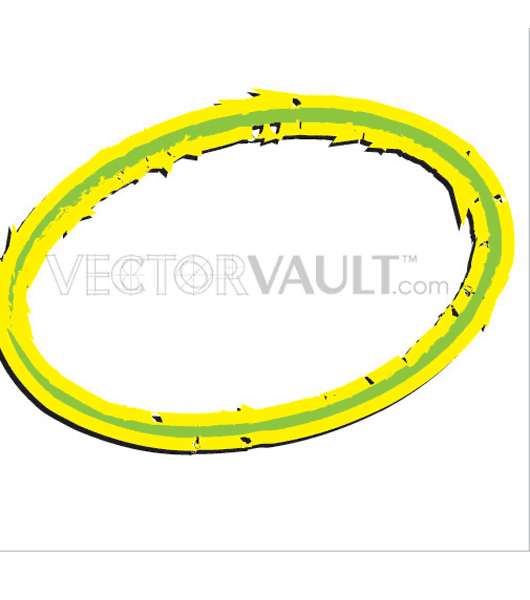buy vector rough oval image